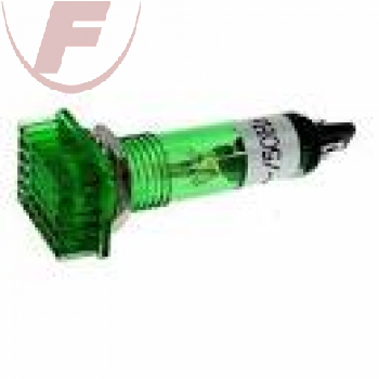 Signallampe grün, mit Vorwiderstand für 230 Volt AC